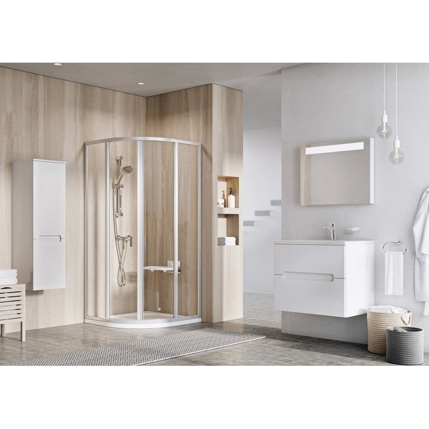 Ravak zuhanykabin SKCP4-90 195 fehér+Pearl polisztirén