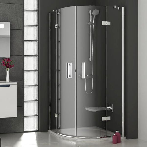Ravak SMSKK4 80 zuhanykabin króm + transparent