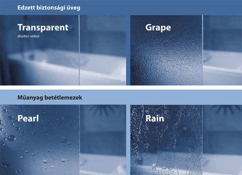 Ravak VS3 115 kádparaván szatén + rain műanyag