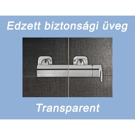 Ravak CVSK1 Rosa 140/150 kádparaván szatén+transparent jobbos