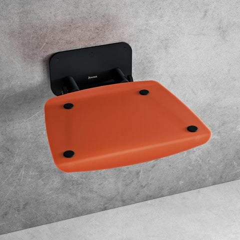 Ravak OVO-B II. - ORANGE/BLACK zuhanykabin ülőke