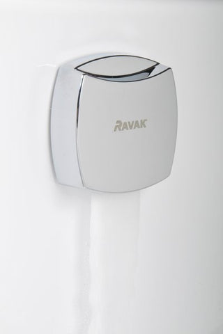 Ravak kádfeltöltő a túlfolyónál click-clack rendszkróm szög