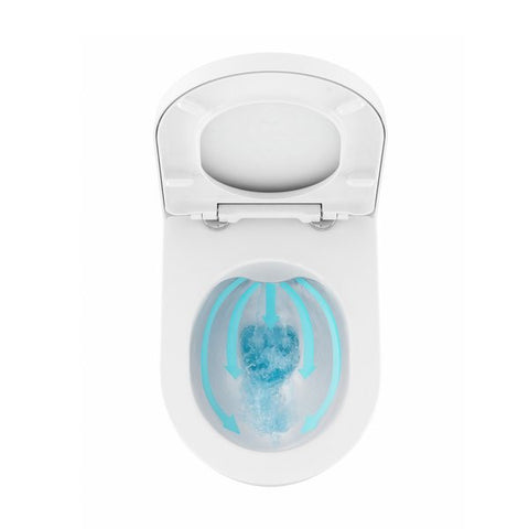 Ravak Uni Chrome RimOff WC fali fekete
