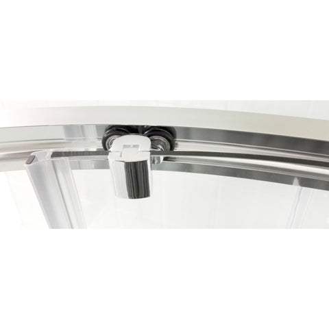 Ravak BLSCP4-90 krómhatású + Transparent íves kabin Blix Slim