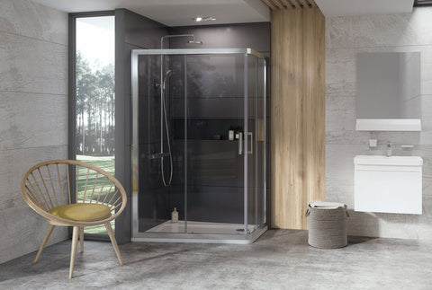Ravak Asymetric Pro 10° zuhanytálca 120x90 bal fehér