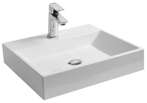 Ravak Natural mosdó 50x45 fehér túlfolyó nélkül