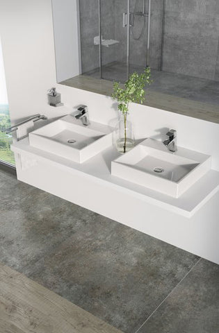 Ravak Natural mosdó 50x45 fehér túlfolyó nélkül
