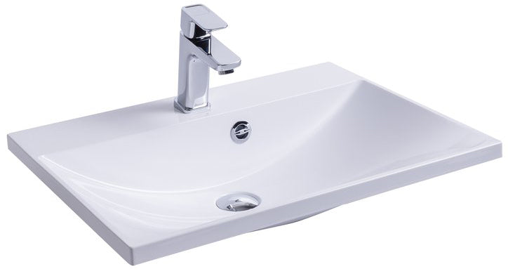 Ravak Flat 60x46 mosdó fehér túlfolyóval