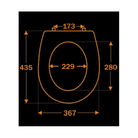 Reactiv Arena WC ülőke Soft-Close zsanér C13)