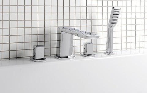 SAPHO MIXONA 4 részes kádperemre szerelhető, kádtöltő csaptelep, króm (MG052)