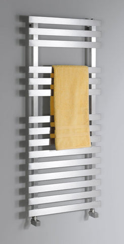 SAPHO TRUVA fürdőszobai radiátor, 500x1200mm, 341W, szálcsiszolt inox (NR312)
