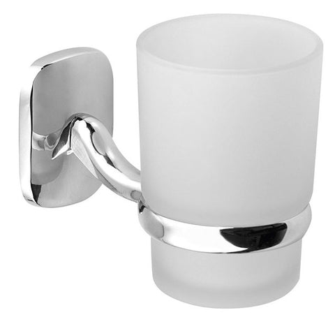 SAPHO AQUALINE RUMBA pohártartó, tejüveg/króm (RB104)