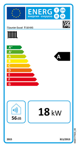 Saunier Duval SD 18 KKS Condens kondenzációs álló gázkazán, fűtő 19,1 Kw