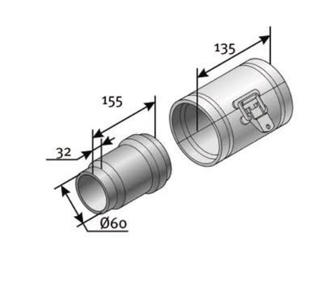 SAUNIER 60/100 PPs ellenőrző egyenes (helyette: 0020267684) - kifutó