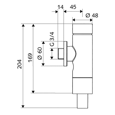 SCHELL Basic WC-öblítőszelep