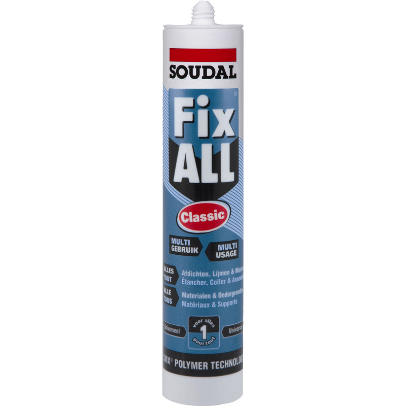 Soudal polymer rag. Fix-All Flexi fehér