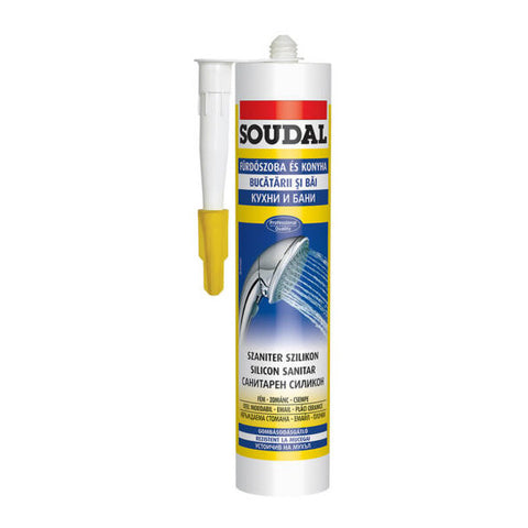 Soudal szaniter szilikon fehér 280ml