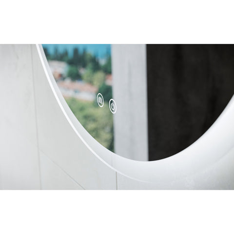 Tboss Floating Mirror Aura Round 60 laptükör, led, érintőkapcsoló, páramentesítő