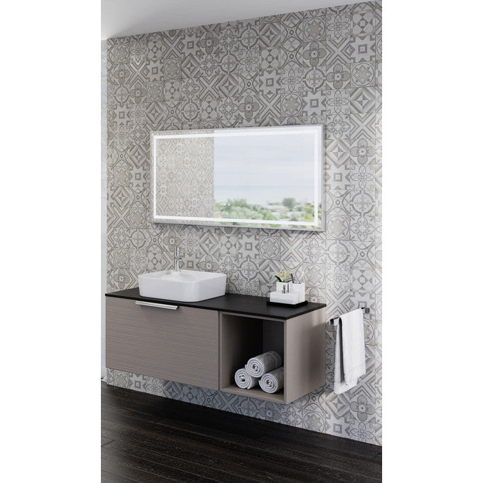 Tboss Floating Mirror Aura 80x60 laptükör, led, érintőkapcsoló, páramentesítő
