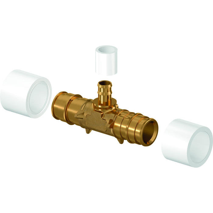 Uponor Minitec T-idom 20x9,9x20 gyűrűkkel