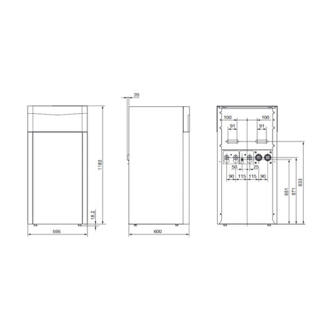 VAILLANT flexoTHERM exclusive VWF 157/4 hőszivattyú talajhő-víz, aktív hűtéssel