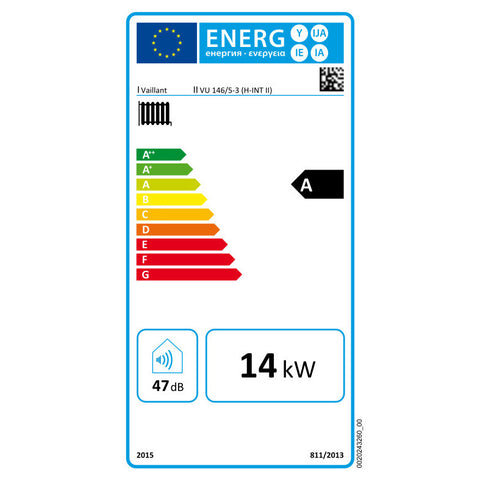 Vaillant Ecotec pro VU 146/5-3 (H-INT II) kondenzációs gázkazán, fűtő 14 Kw