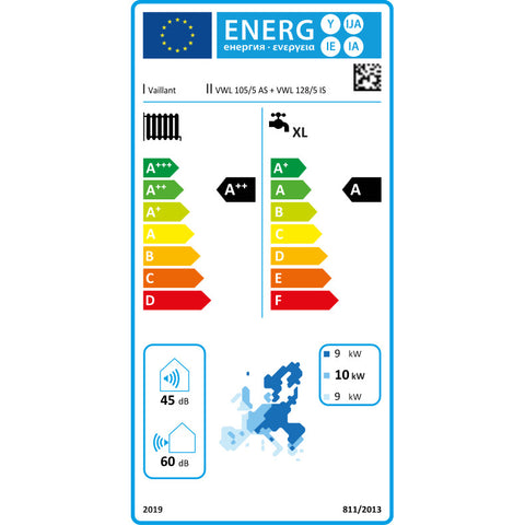 Vaillant uniTOWER Split VWL 128/5 IS (kompakt beltéri egység 10 és 12 kW-os készülékhez)