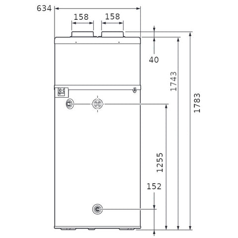 VAILLANT aroSTOR VWL B 270/5 HMV hőszivattyú