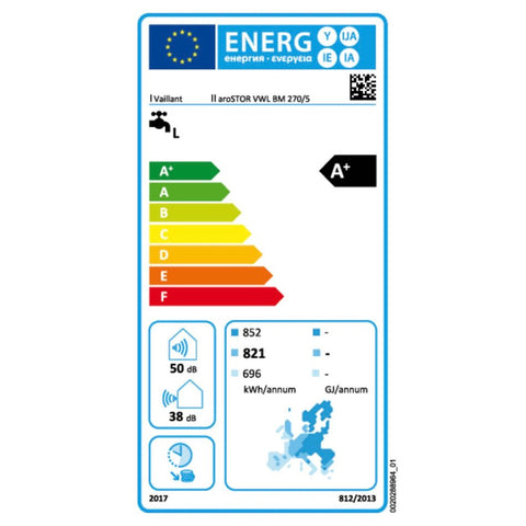 VAILLANT aroSTOR VWL BM 270/5 HMV hőszivattyú
