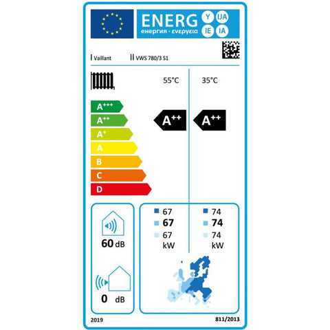 VAILLANT geoTHERM perform VWS 780/3 S1 hőszivattyú talajhő-víz, passzív hűtéssel