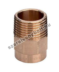 Réz Forraszvég KM 22x1 "