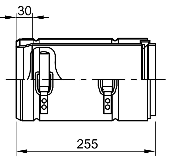 Viessmann 80/125 PPs tolókarmantyú