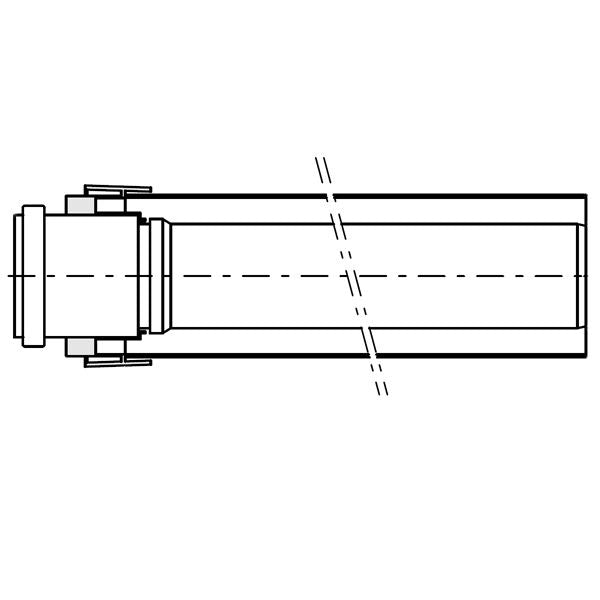 Viessmann 60/100 PPs AZ-cső 50 cm