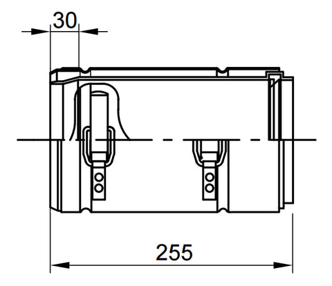 Viessmann 60/100 PPs AZ-tolókarmantyú