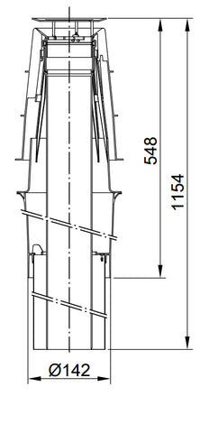 Viessmann 80/125 PPs tetőátvezetés