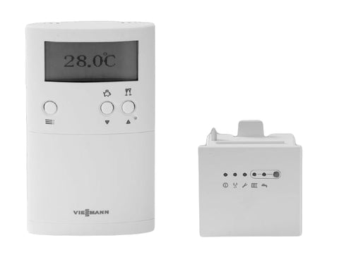 Viessmann Vitotrol 100 szobatermosztát, vezeték nélküli,programozható (UTDB-RF2)