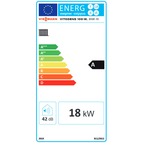 Viessmann Vitodens 100-W 19 kondenzációs gázkazán, fűtő, egyedi kiv. 19kW