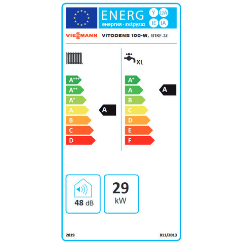 Viessmann Vitodens 100-W 32 kondenzációs gázkazán, kombi, egyedi kiv. 32Kw