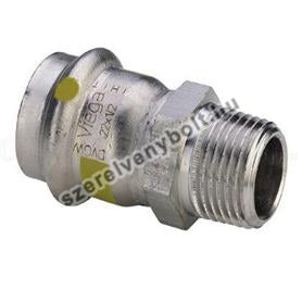 VIEGA SANP. Inox G Csatl. KM 28x1"