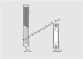 Vogel&Noot 21KV 400x1200 balos radiátor