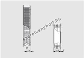 Vogel&Noot 22KV 600x800 jobbos radiátor