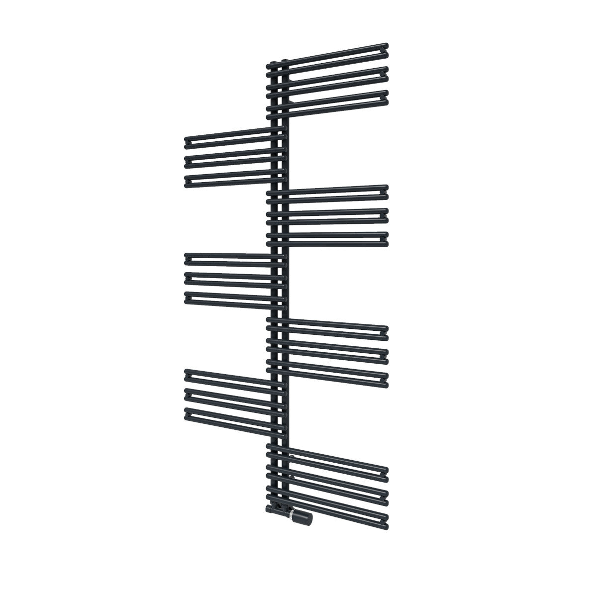 Vogel&Noot Figuresse Twist 910x1674 matt antracitszürke radiátor (FLSA016709000N0S0022)