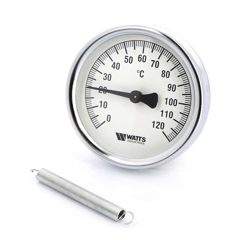 Hőmérő csőre rugós 63 mm 0-120°C Watts
