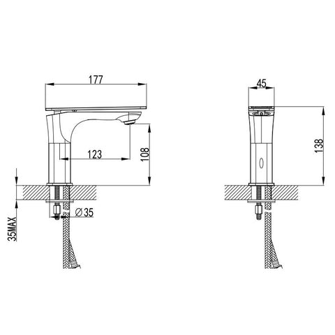Wellis Rundo mosdó csaptelep (6x16x20)