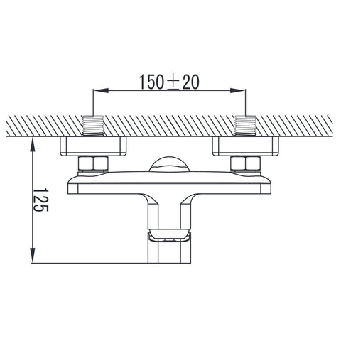 Wellis Cosmo zuhany csaptelep (21,5x12,5x11,8)
