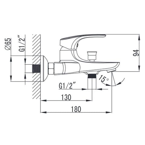 Wellis Bellini kád csaptelep (21,5x20x9,4)