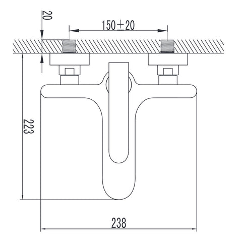 Wellis Rundo kád csaptelep (23,8x22,3)