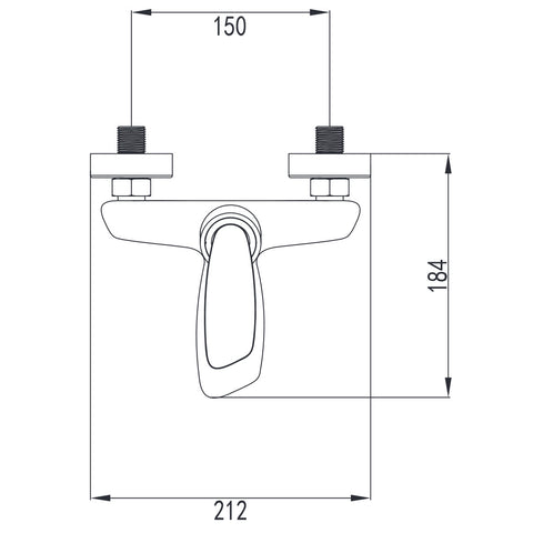 Wellis Diablo kád csaptelep (10,1x18,5x9,5)