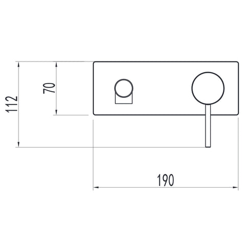 Wellis Comino mosdó csaptelep fali (19x11,2x24,4)