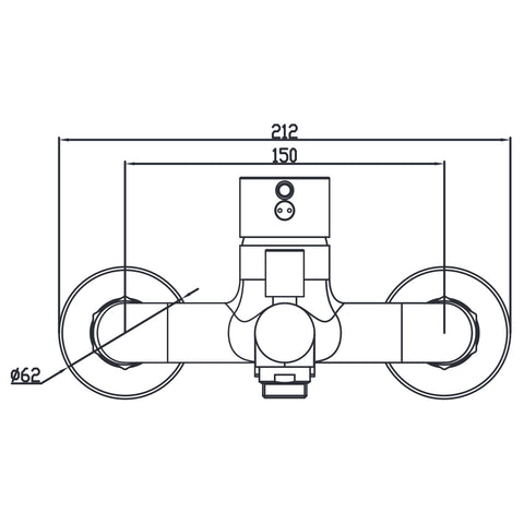 Wellis Comino kád csaptelep (21,2x18,2x10,2)